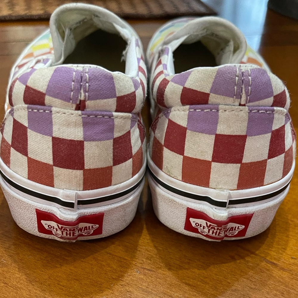 Multi Colored Vans - image 2